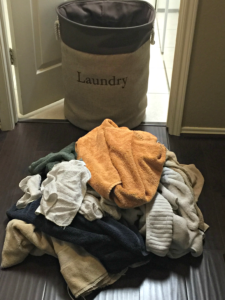 Saving Energy - Large Laundry Pile