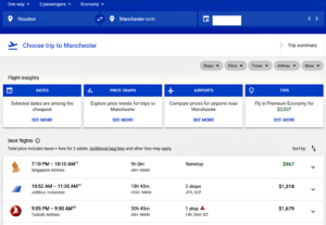 Flying to Europe with Points/Miles for a Cruise - Google Flights Results