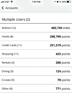 Flying to Europe with Points/Miles for a Cruise - Tally Points and Miles